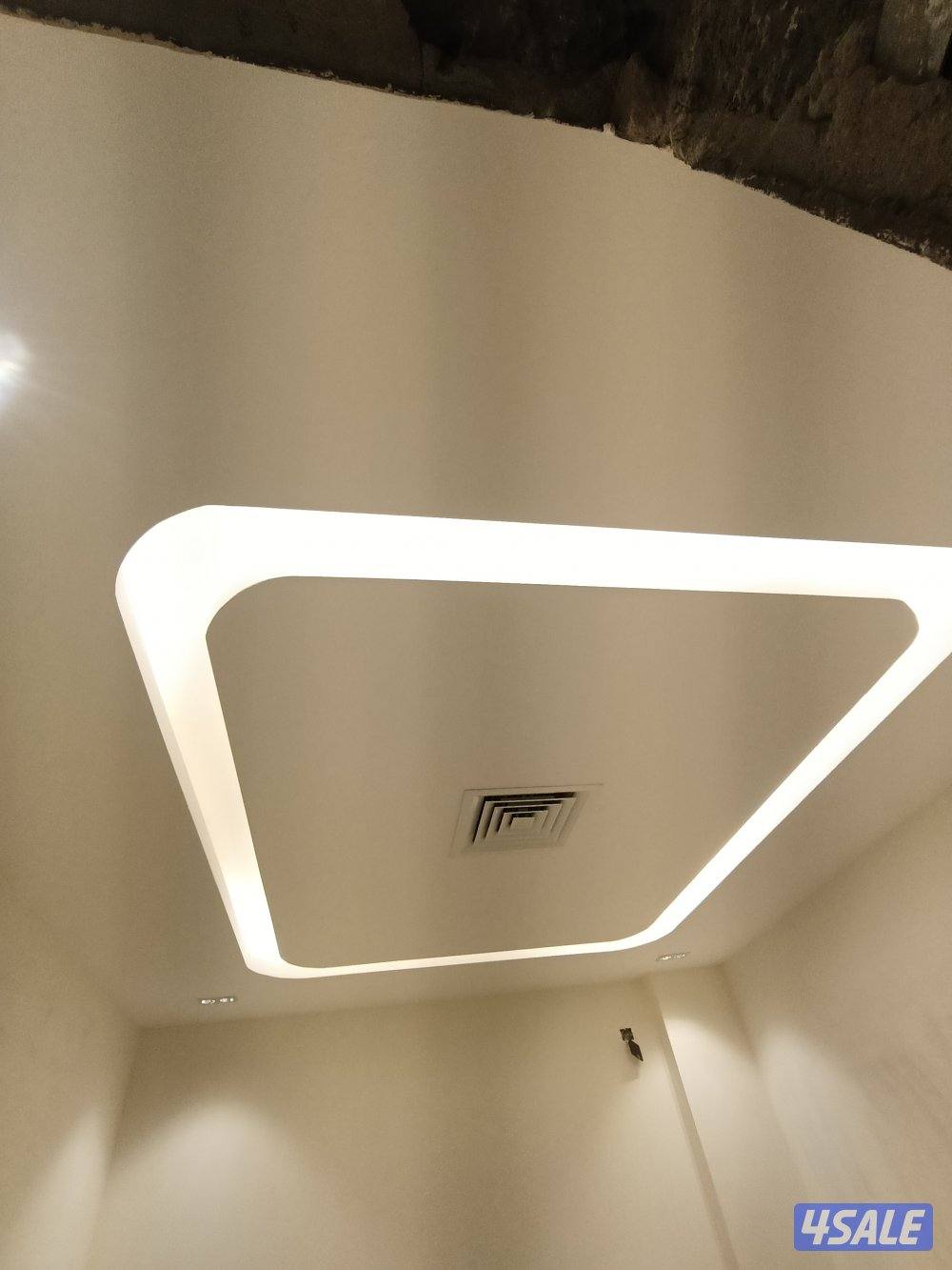 اعمال جبس بورد وديكورات داخلية اسقف معلقه بلاط 60*60بارتيشن13