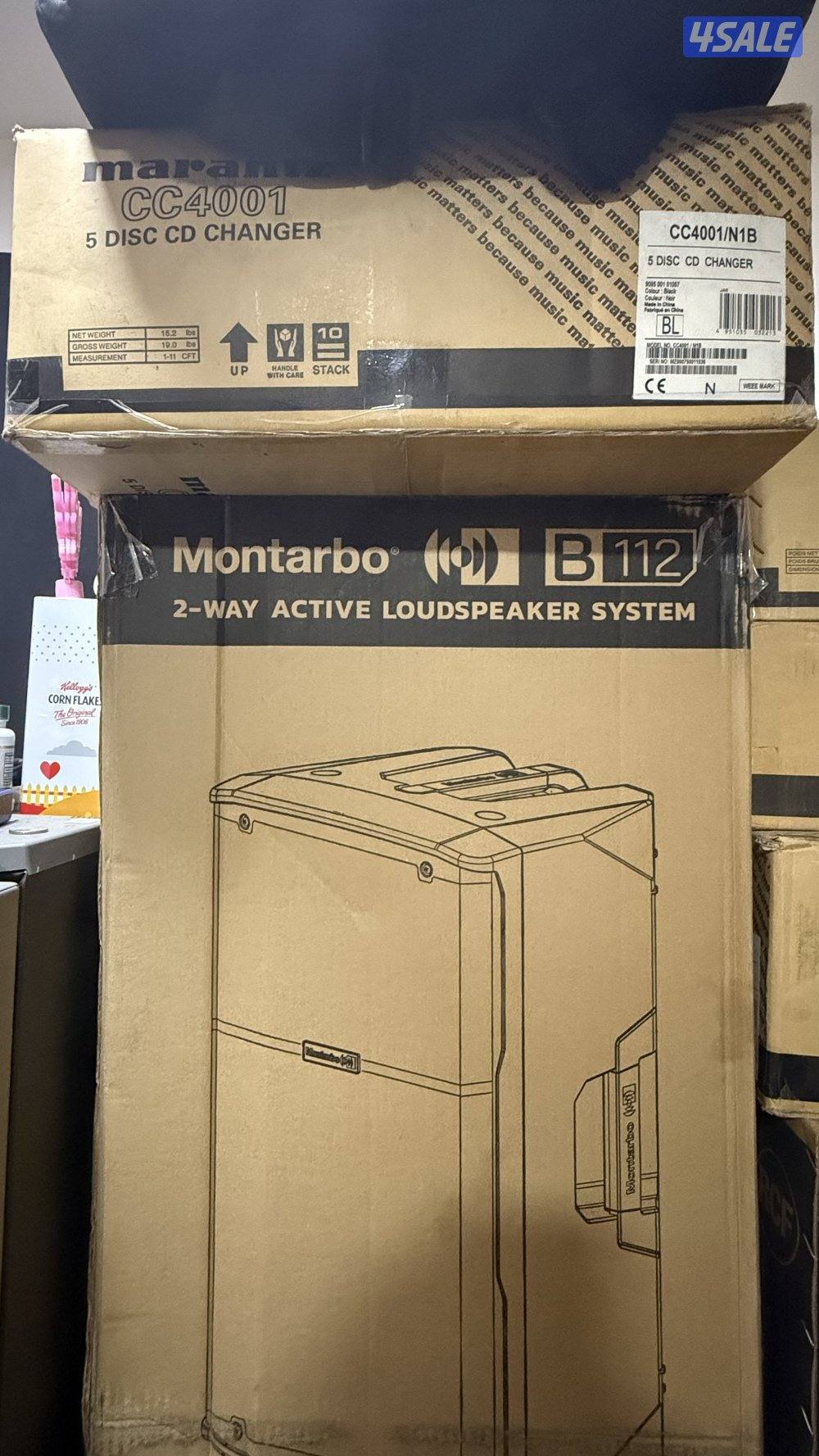 Speakers, Subs, RCF, Montarbo, Marantz7