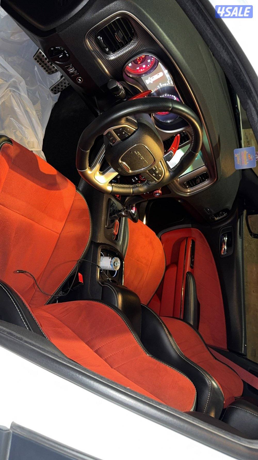 Hellcat charger full نظيف جداً لا يدق الا الصامل الرجاء7