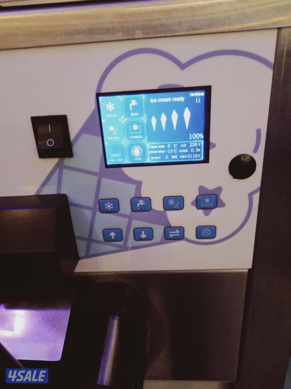 مكينة ايس كريم لم تستخدم السعر ١٢٠٠0