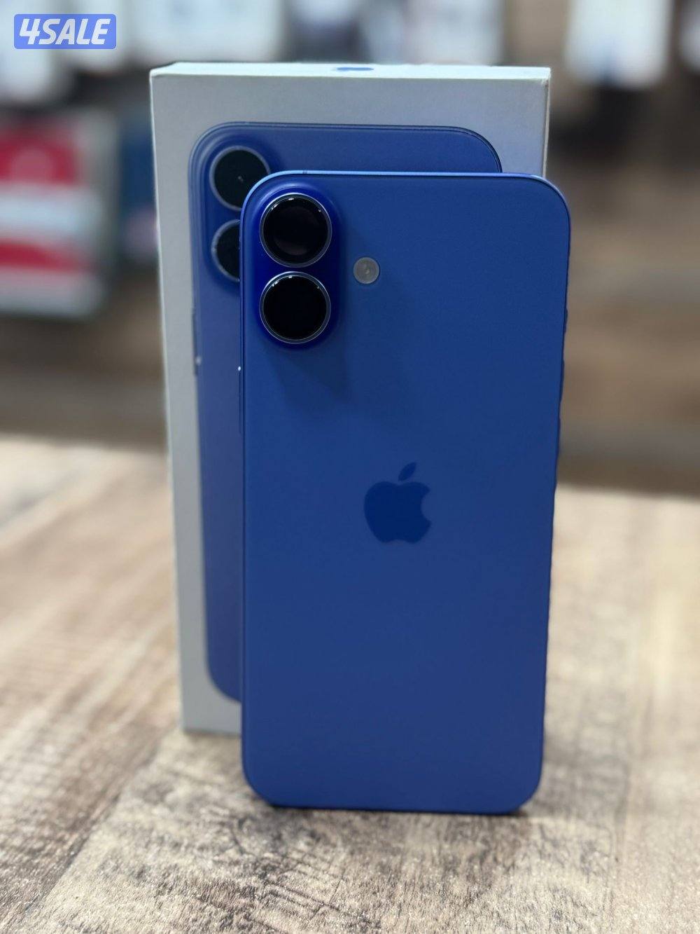 ايفون 16 بلاس بحالة كالجديد ولاخدش مع كرتون وكفر. وحمايات1