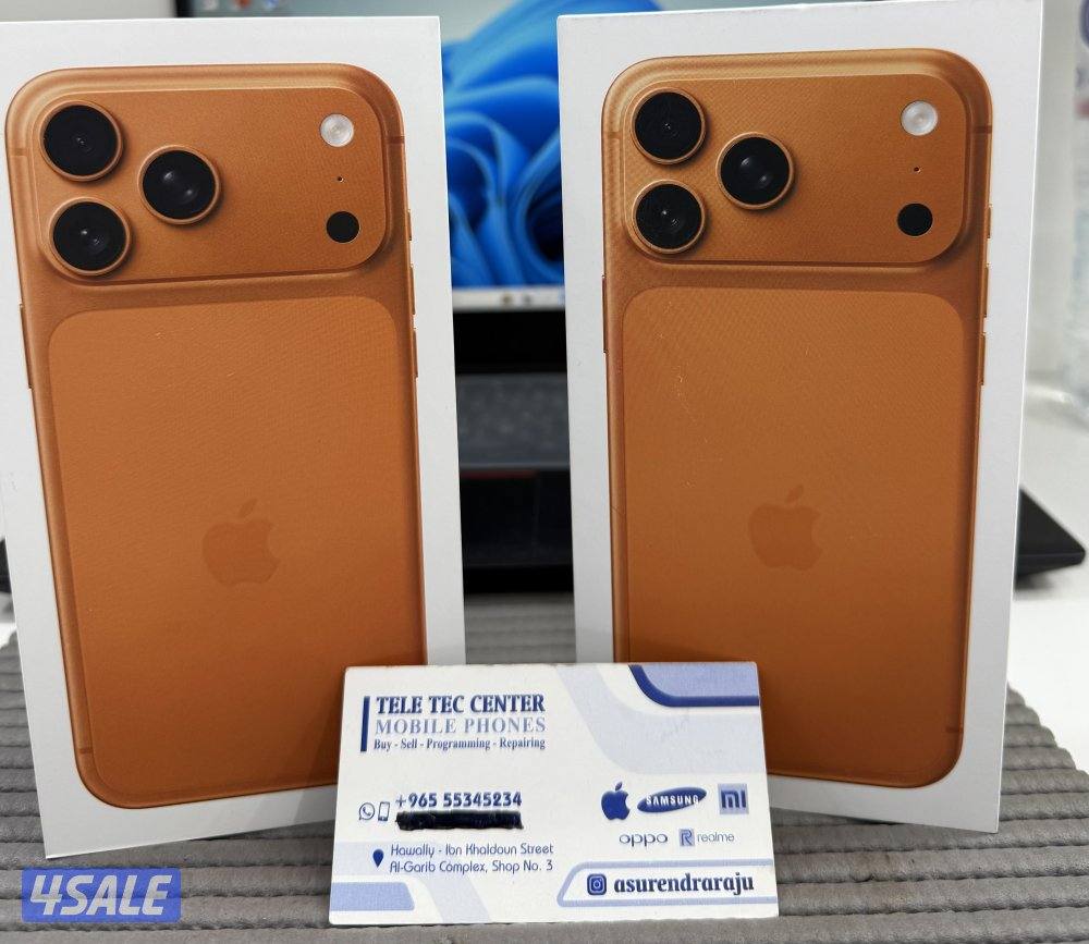 iPhone 17Pro Max 512GB (Arabic Version) orange New Sealed!1