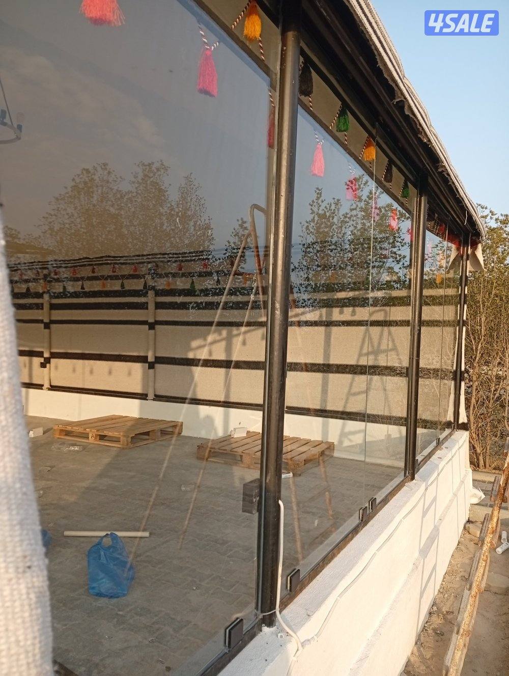 زجاج ومرايا ابواب وشبابيك وطاولات طعام وشاور بكس5