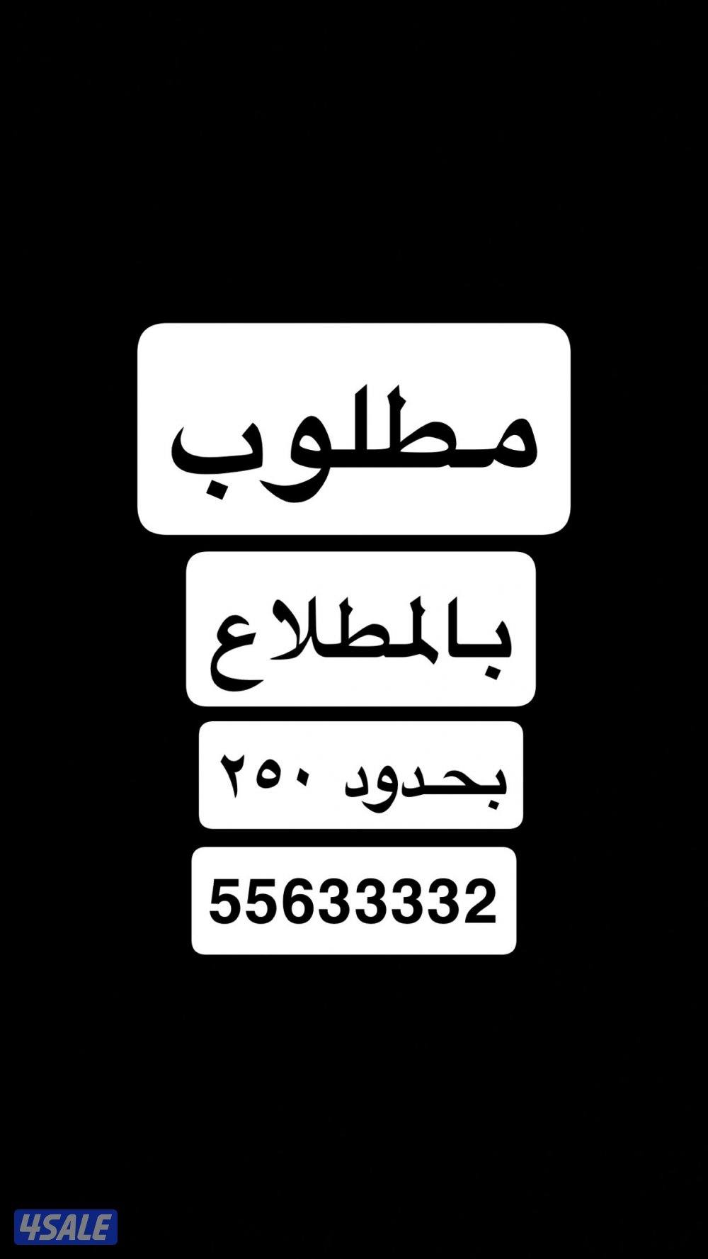مطلوب بيت بالمطلاع0
