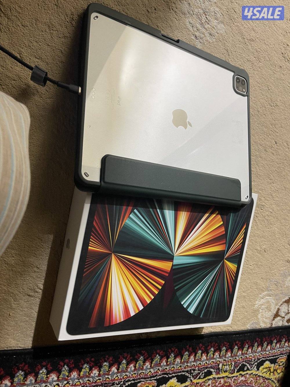 ايباد ابل برو 12.9 بوصة 512 قيقا الجيل الخامس  ام ون  مو مفتوح5
