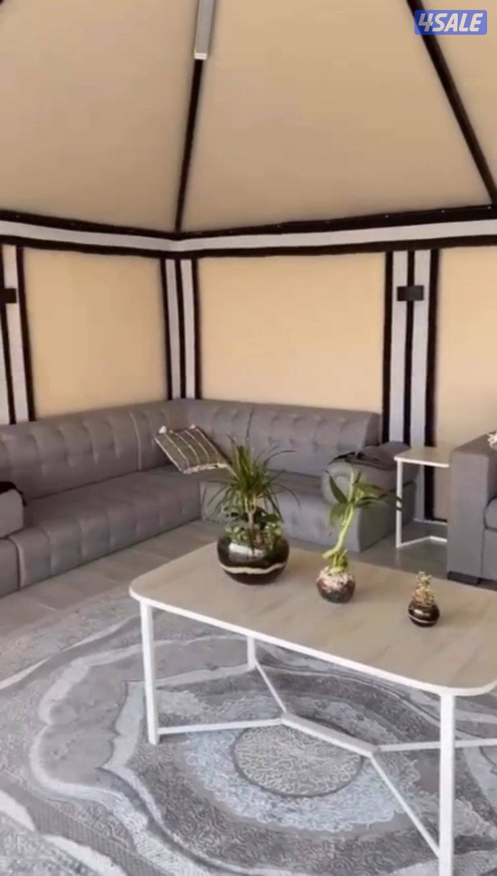 للبيع خيمتين تركيب ٤ طبقات السقف والواجهة شفافة البيع جملة2