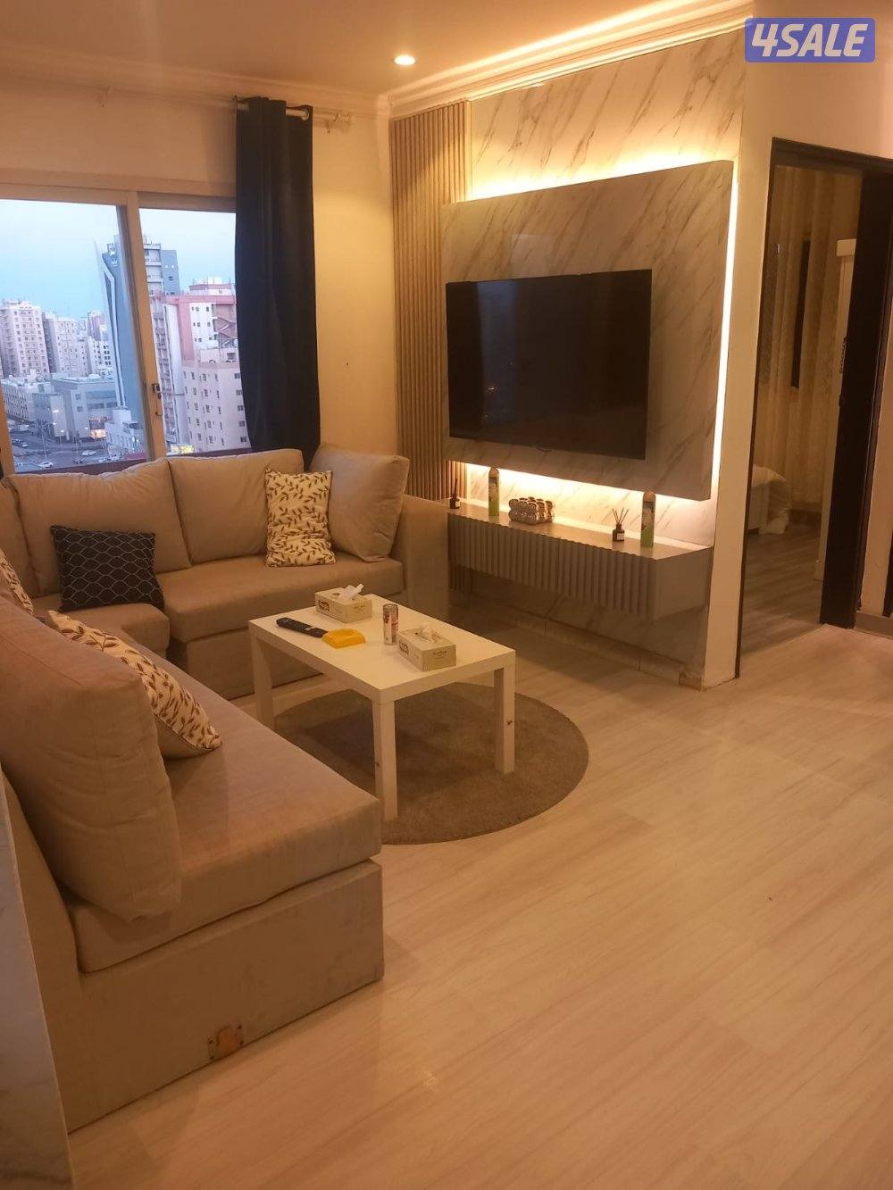 شقق للايجار خلو غرفة وصالة ومطبخ وحمام تشطيب سوبر لوكس2