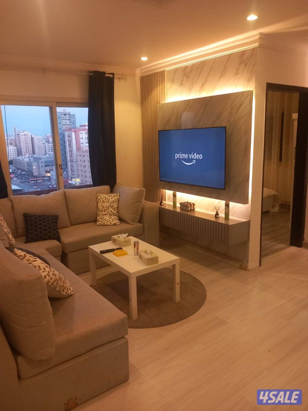 شقق للايجار خلو غرفة وصالة ومطبخ وحمام تشطيب سوبر لوكس5