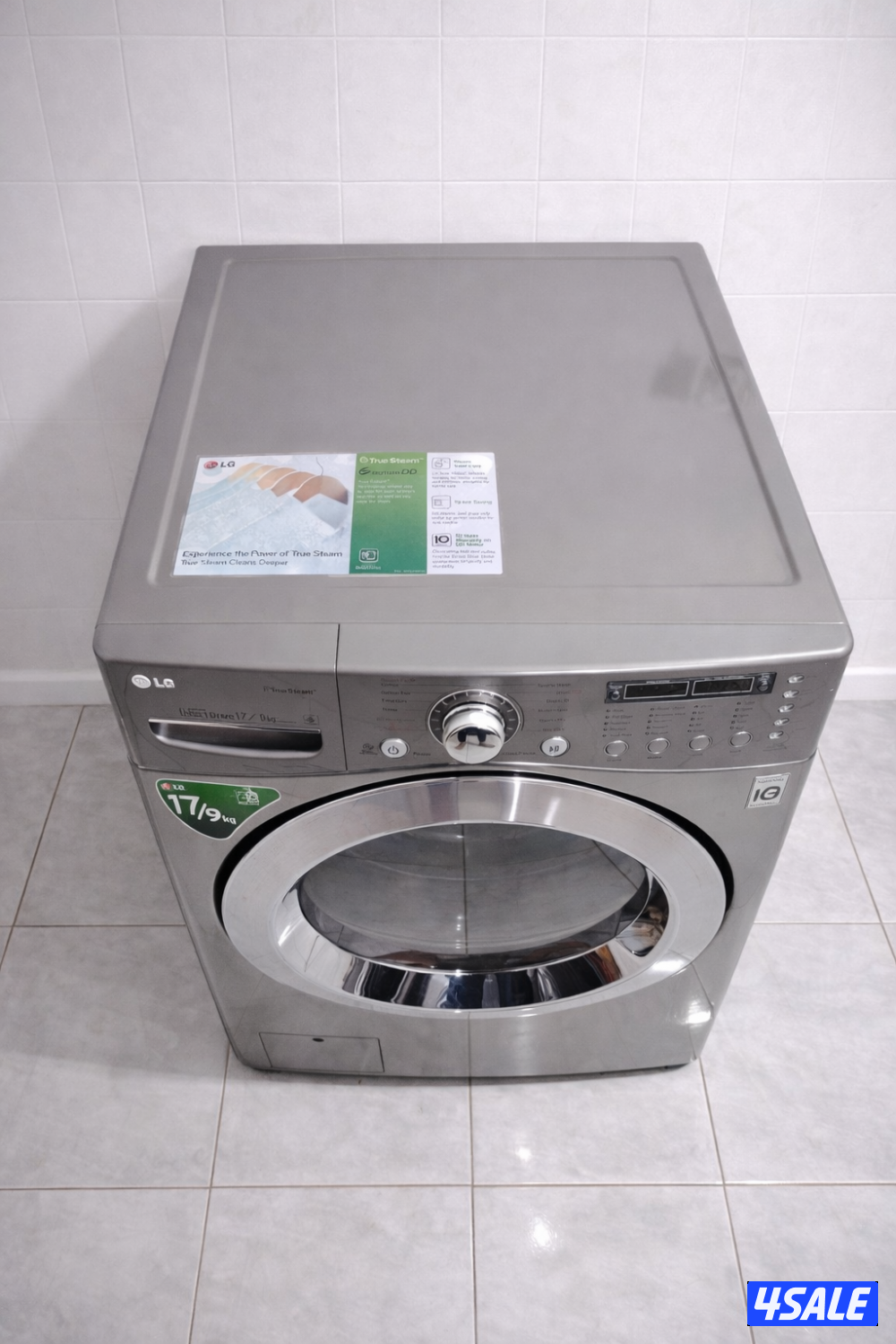 غساله ال جي تنشيف كامل  بحالة الوكاله حجم كبير1