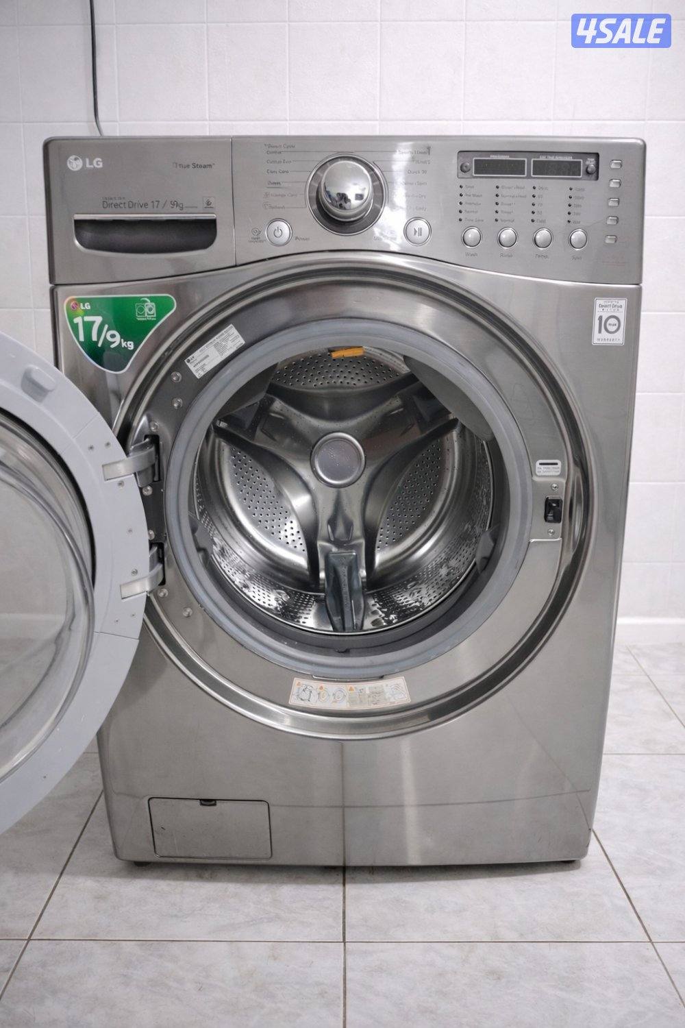 غساله ال جي تنشيف كامل  بحالة الوكاله حجم كبير2