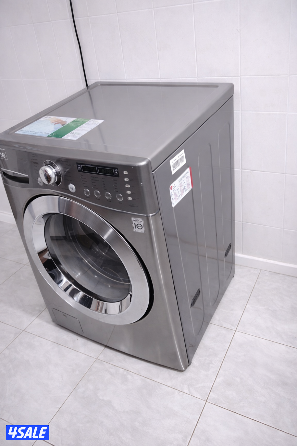 غساله ال جي تنشيف كامل  بحالة الوكاله حجم كبير4