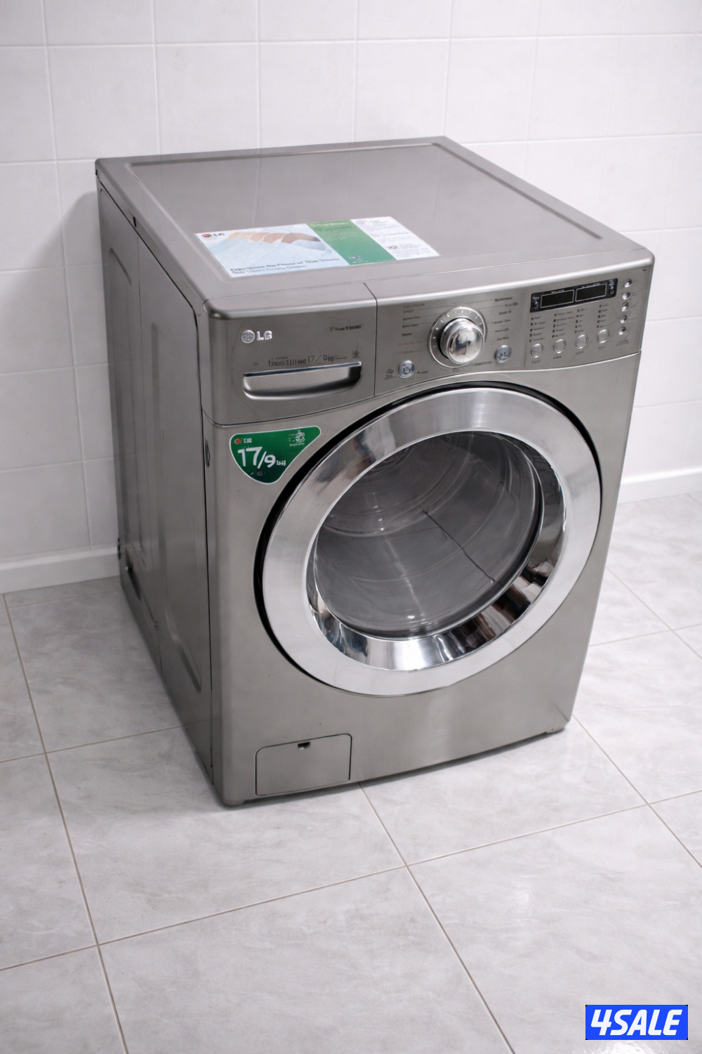 غساله ال جي تنشيف كامل  بحالة الوكاله حجم كبير5