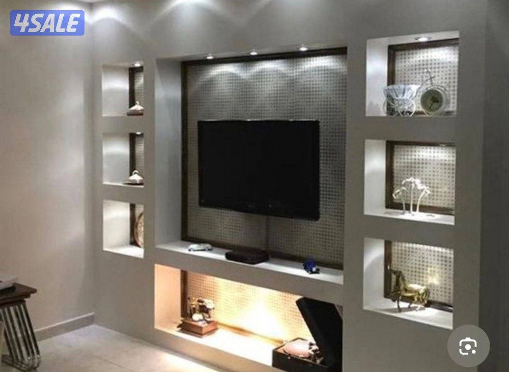 مينا جميع أعمال الجبسن بورد قواطع أسقف معا اضاه مخفيه اسمنت بورد بديل13