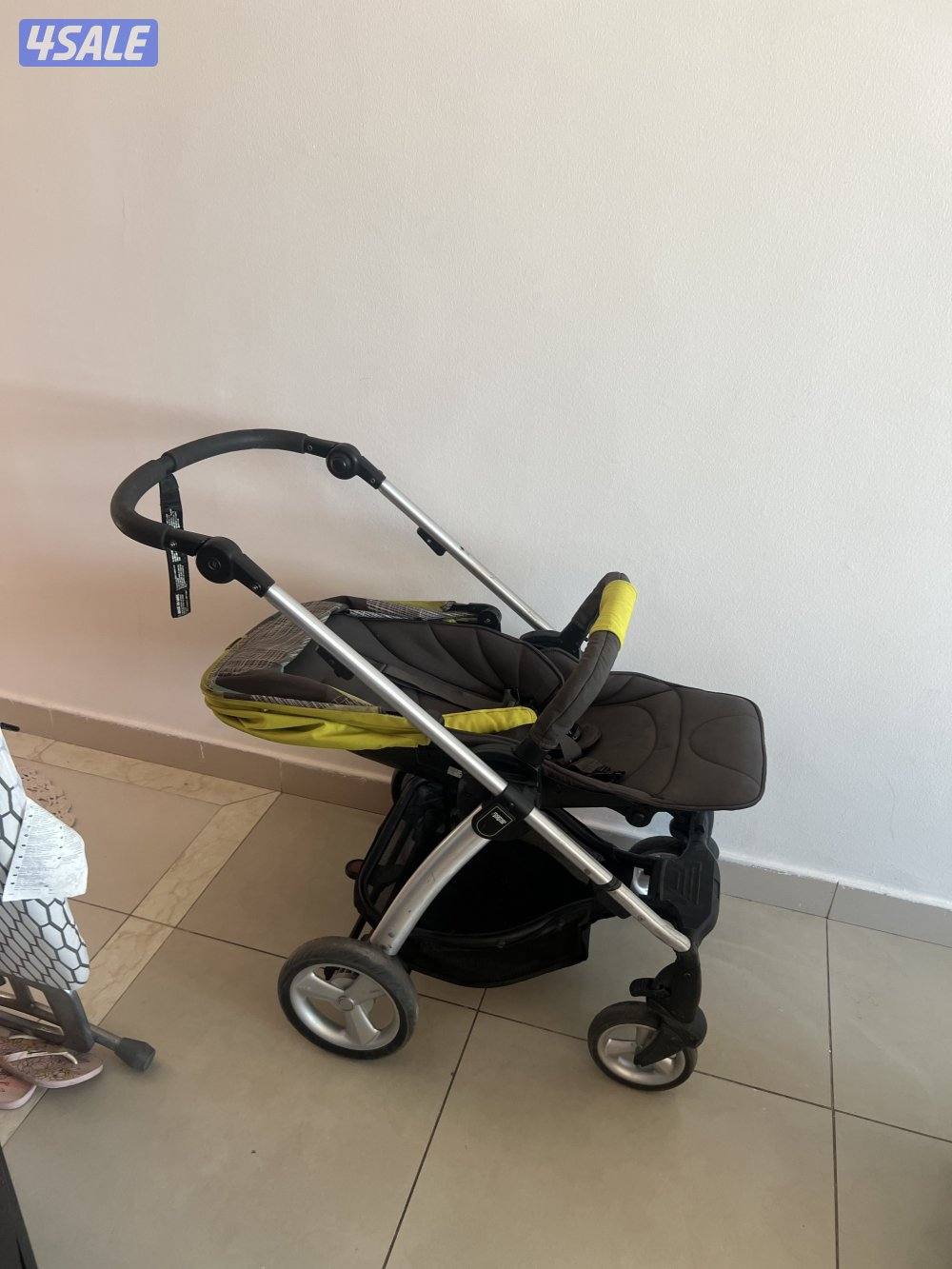 عرباية طفل مع كرسي سيارة2