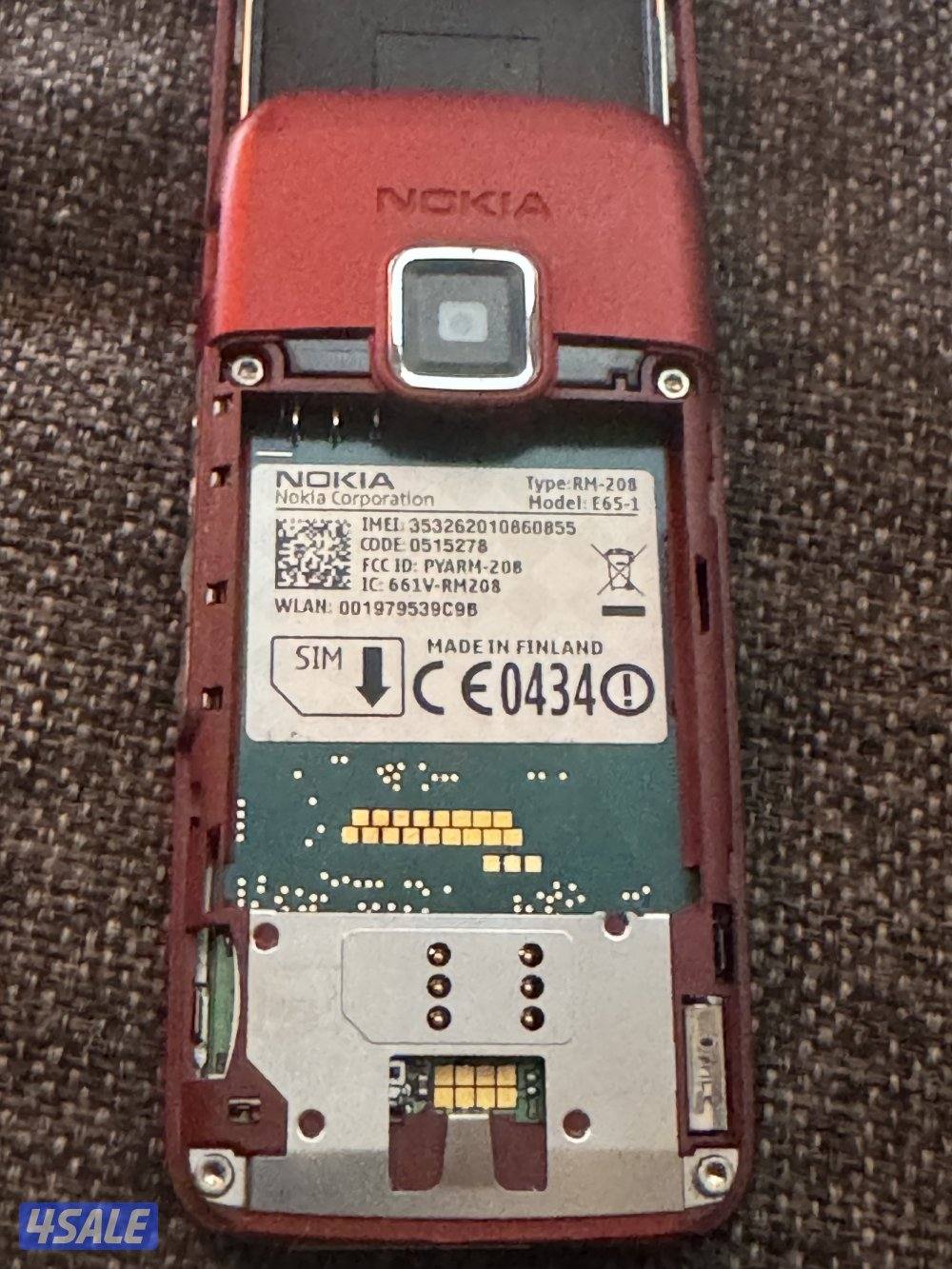 هاتف نوكيا e65 مخزن ( نوادر) بحاله ممتازه4