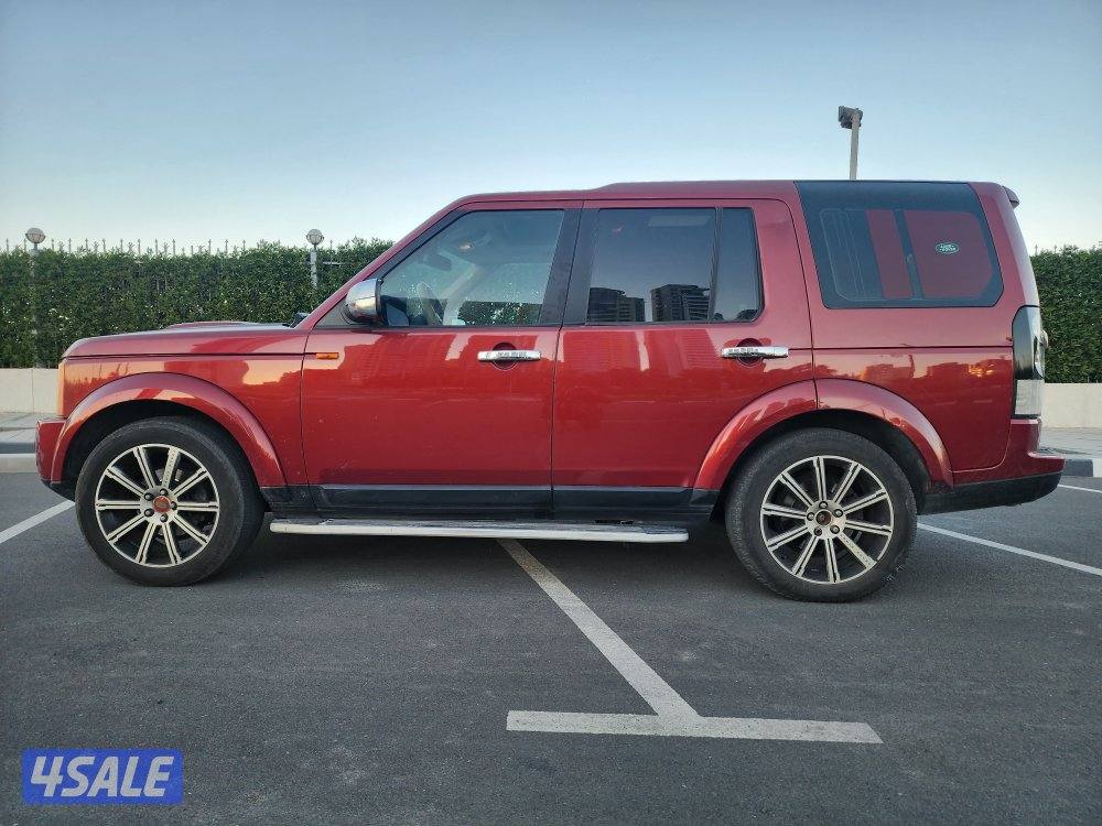 للبيع او بدل لاندروفر - دسكفري LR3 موديل 2009 اعنابي من الداخل جلد بيج2