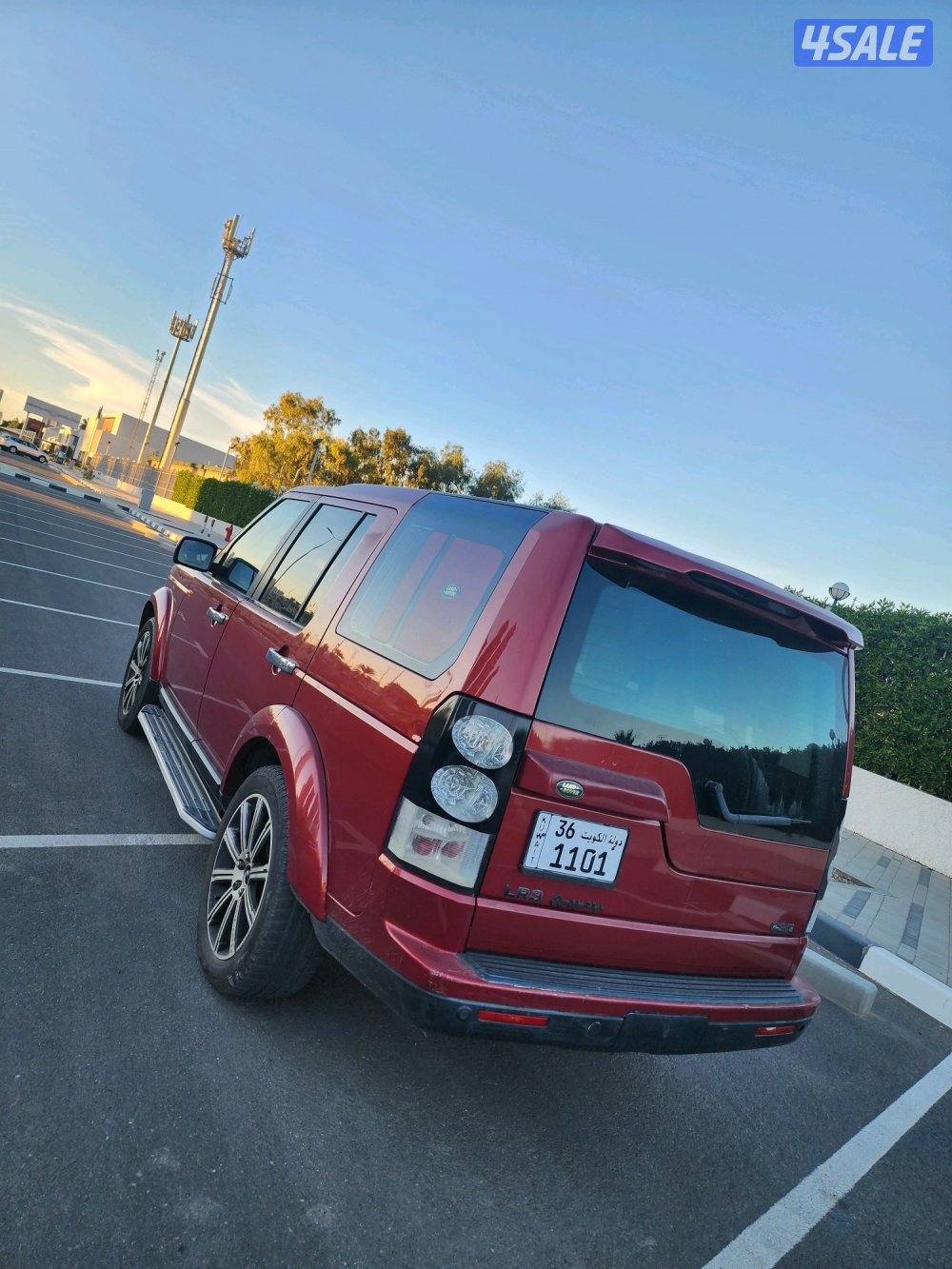 للبيع او بدل لاندروفر - دسكفري LR3 موديل 2009 اعنابي من الداخل جلد بيج4