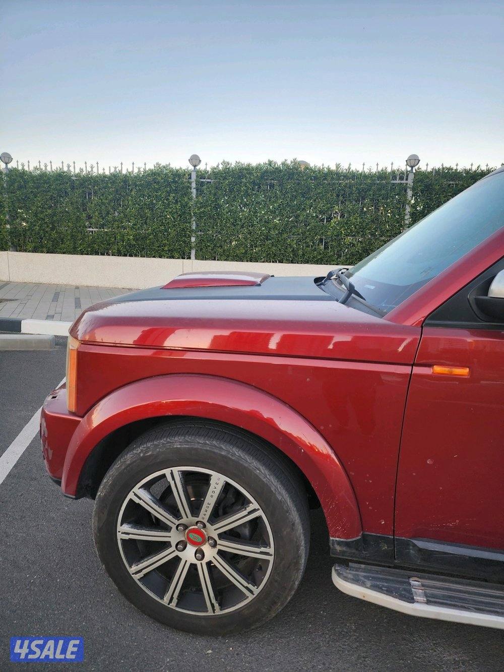 للبيع او بدل لاندروفر - دسكفري LR3 موديل 2009 اعنابي من الداخل جلد بيج8