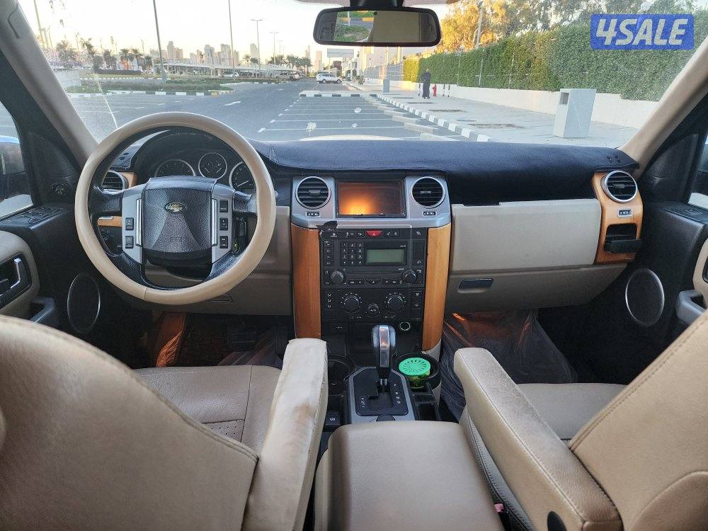 للبيع او بدل لاندروفر - دسكفري LR3 موديل 2009 اعنابي من الداخل جلد بيج10