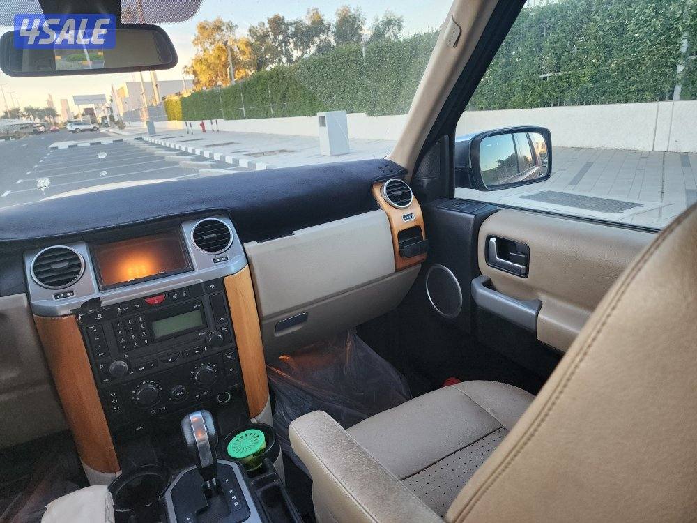 للبيع او بدل لاندروفر - دسكفري LR3 موديل 2009 اعنابي من الداخل جلد بيج13