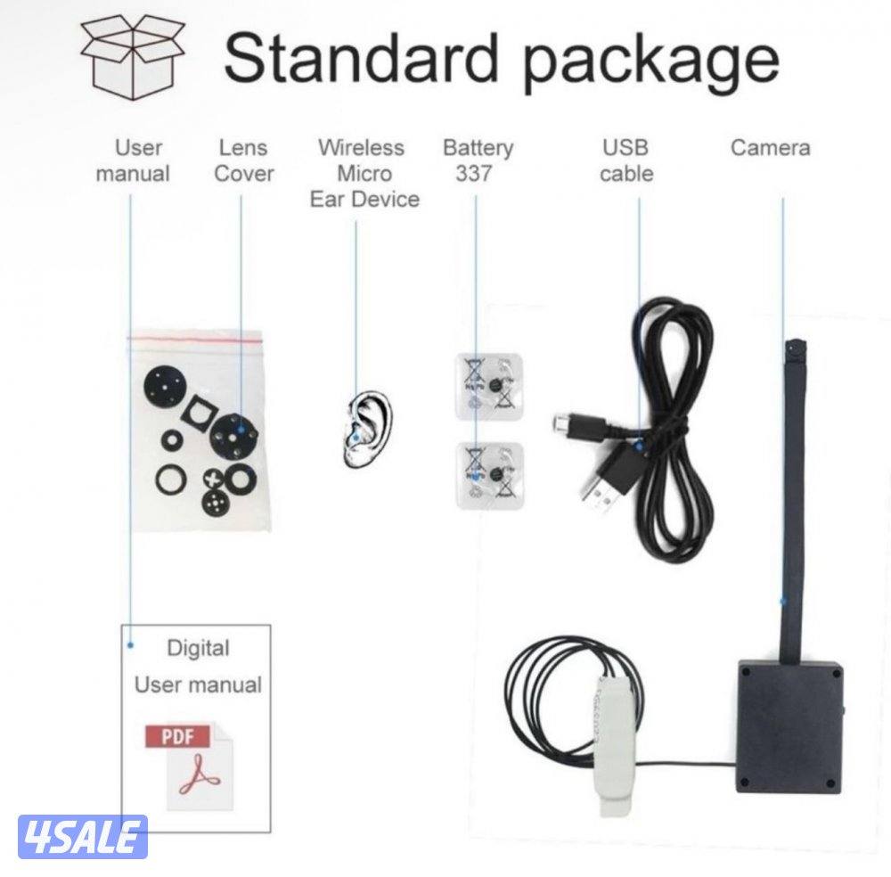 كاميرا مراقبة ذكية مخفية مكان الزرار1