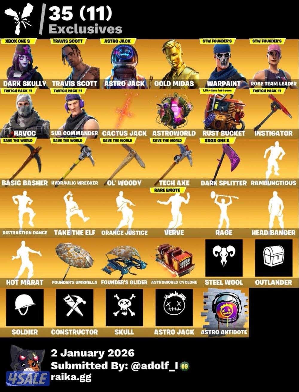 حساب فورت ترافيس سكوت0