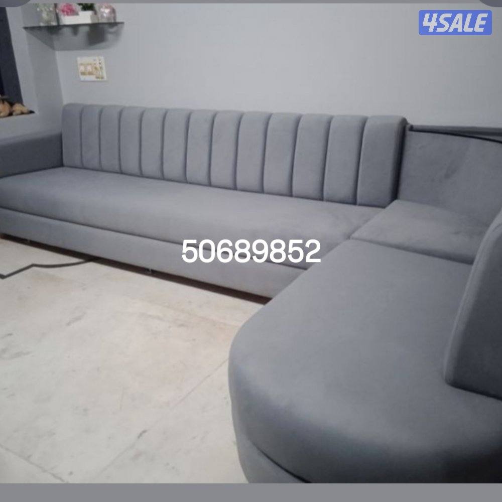 تنجيد وتفصيال عنفات وستاير وفيي وتنجيد كنبه جميع الموديلات الجلسات وط3