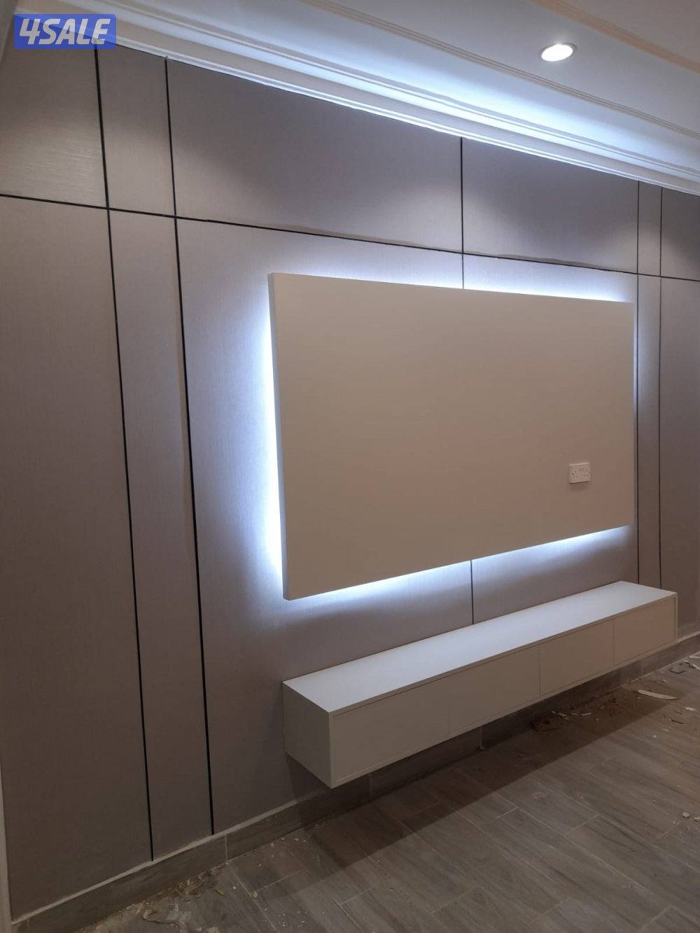 ابو محمد النجار تركيب ابواب كبتات قواطع جبس بورد باب كرديون بديل خشب ب5