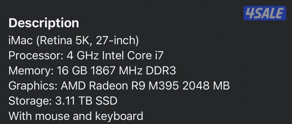 Imac used very good condition4