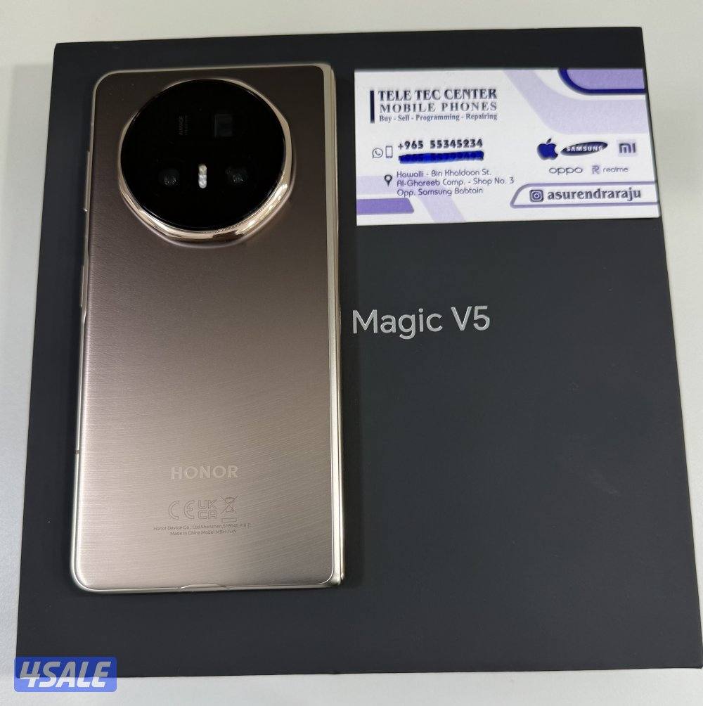 Honor Magic V5 5G 512GB+16GB RAM Dawn Gold Used.0