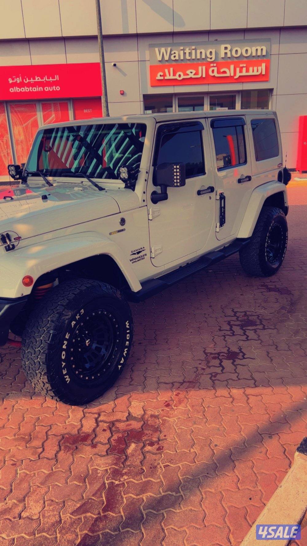 للبيع او البدل رانجلر 2013 شرط الفحص جير مكينه شاصي4