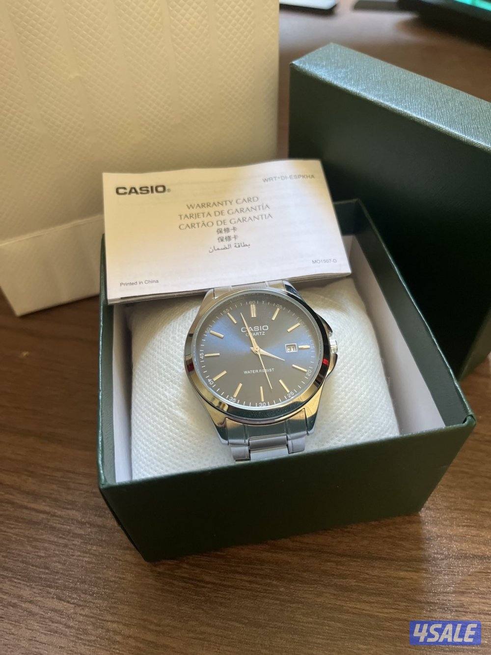 ساعه كاسيو اصليه جديده -ستانلس ستيل- سعر خاص اصليه 100%4