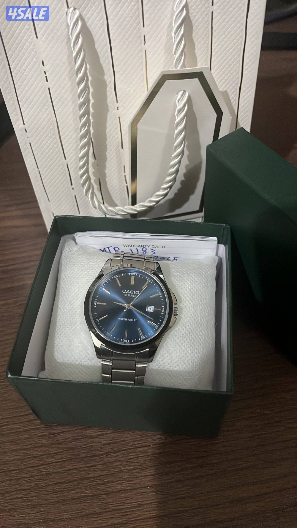 ساعه كاسيو اصليه جديده -ستانلس ستيل- سعر خاص اصليه 100%9