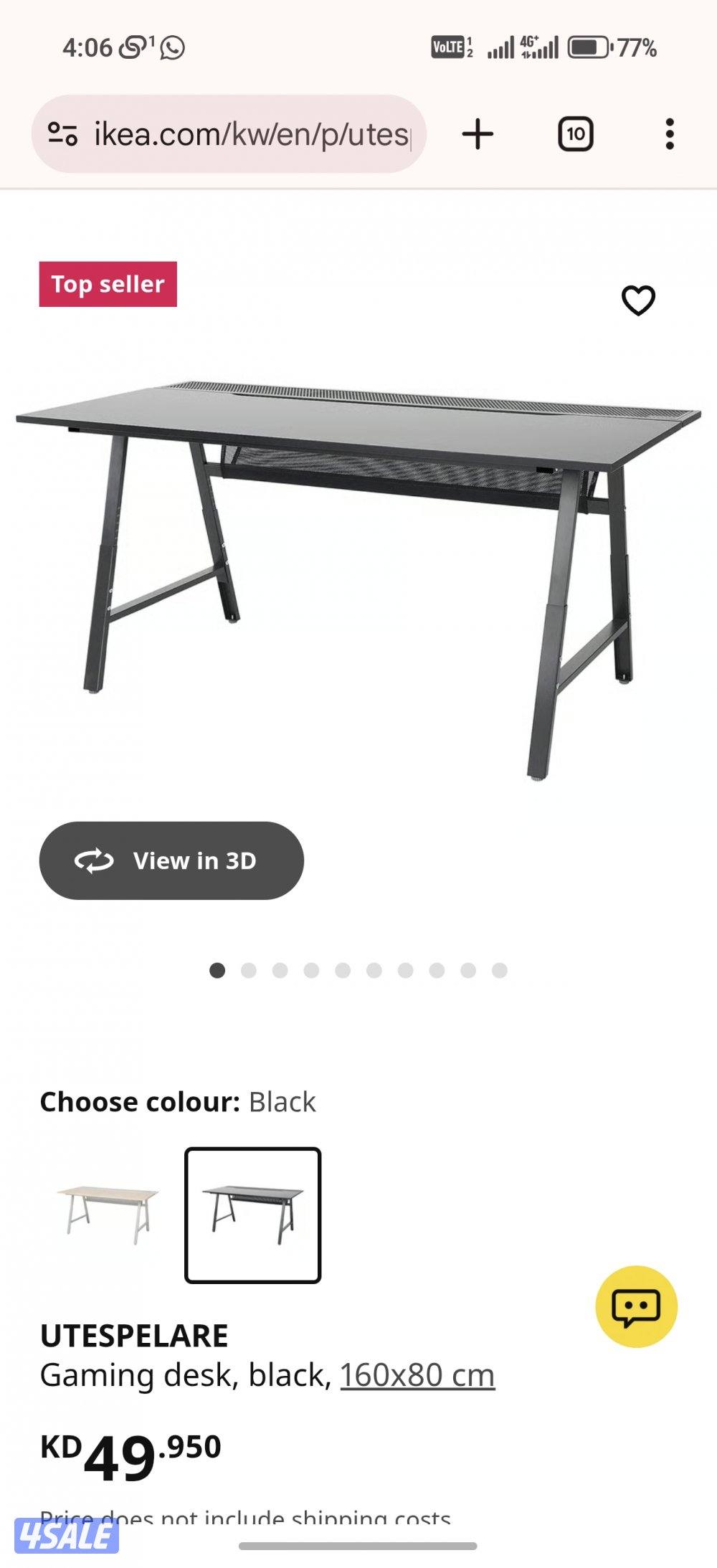 Gaming Desk from iKea + Chair2
