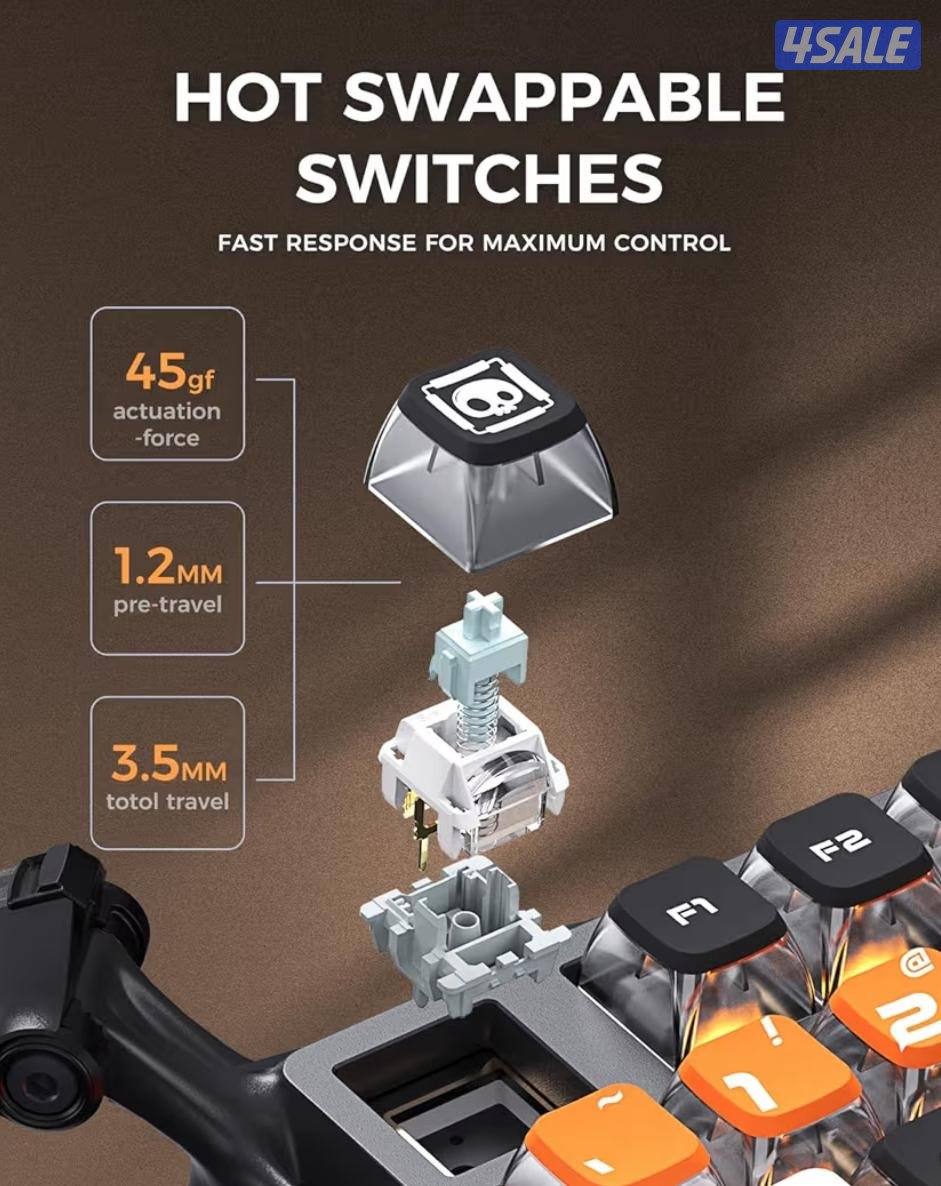 Gravastar keyboard 75% / كيبورد قرافاستار3