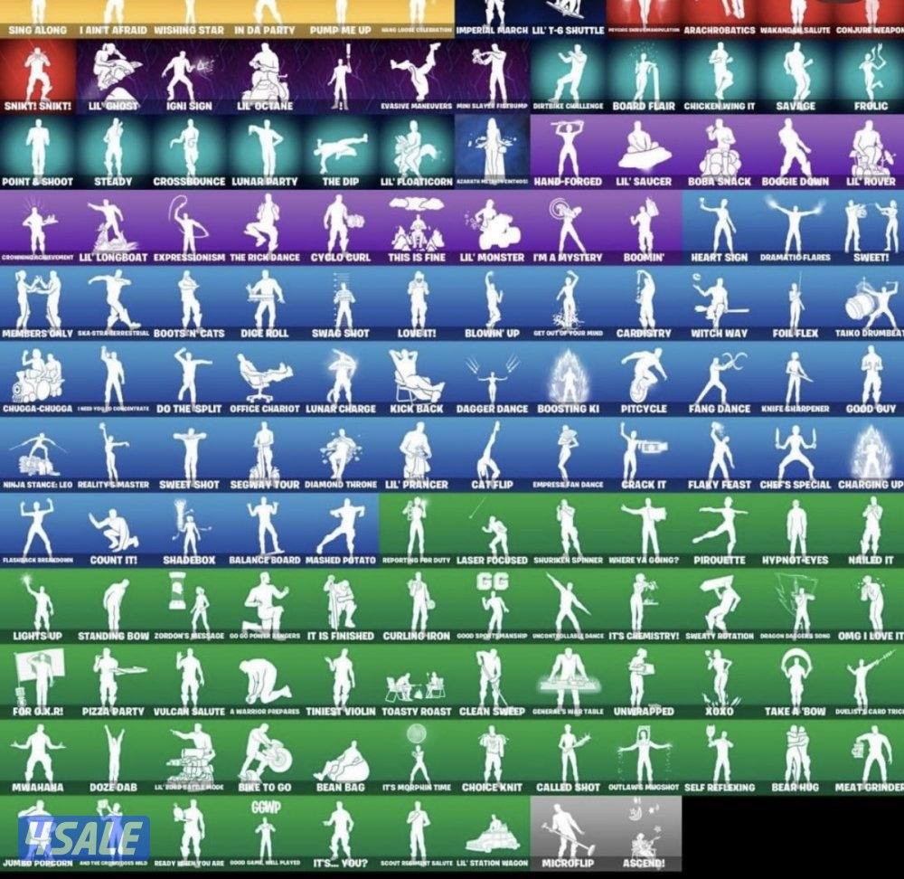 حساب فورت فخم 220+ skin1