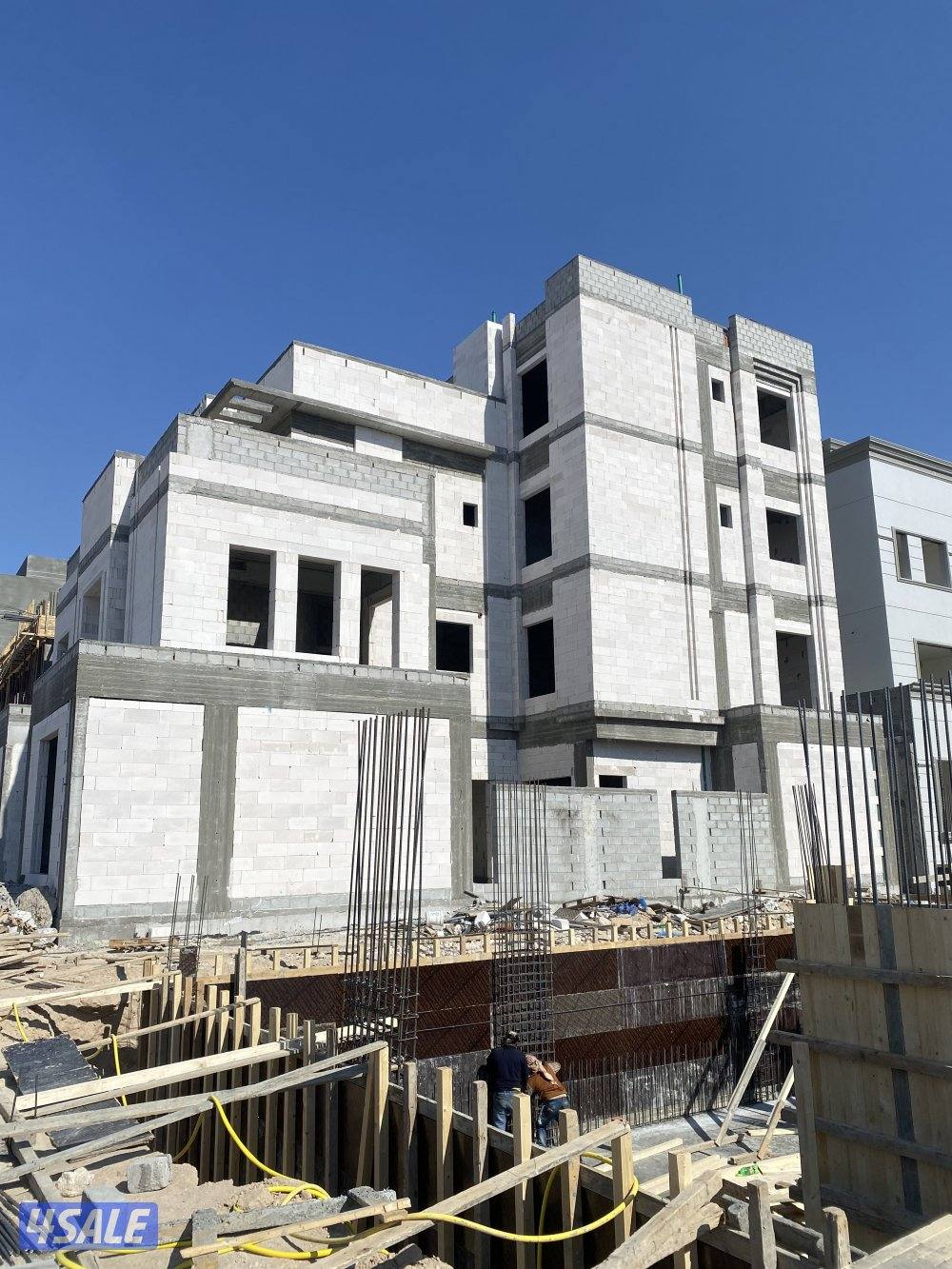 مقالات عامه هيكل اسود بناء قسائم  ترميم توسعه اضافة ادوار8