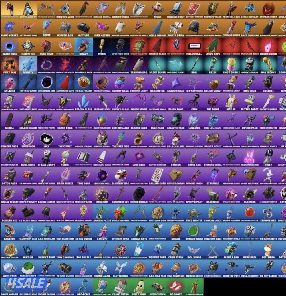 حساب فورت فخم 220+ skin3