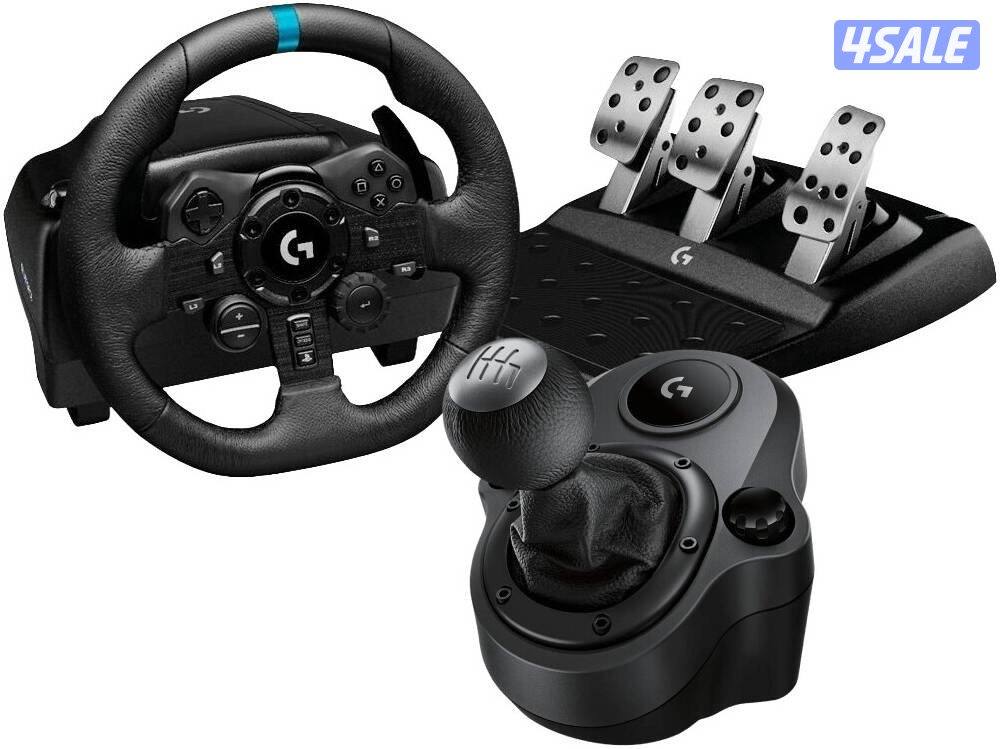 Logitech G923 TRUE FORCE + driving  نسخه سوني force shifter0