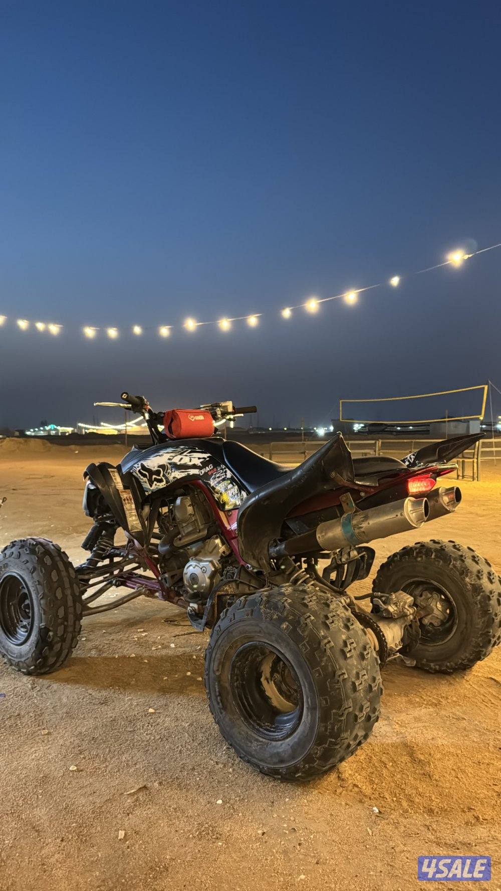 للبيع رابتر 700 موديل 2009 مع عربانه1