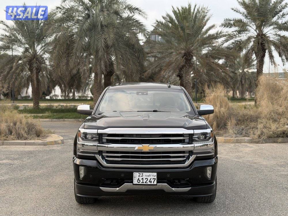 سلفرادو هاي كنتري موديل 2017 صبغ الوكاله الدرجة الاولى 6.2 دواسات كهرب6