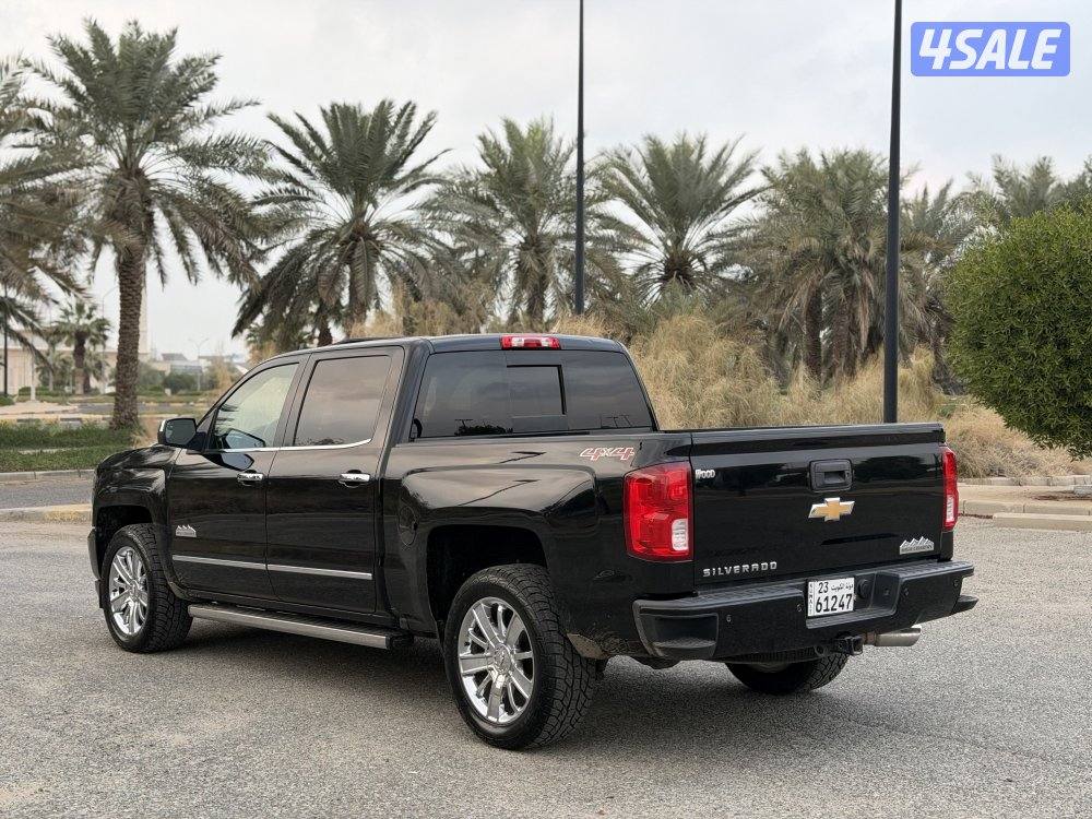 سلفرادو هاي كنتري موديل 2017 صبغ الوكاله الدرجة الاولى 6.2 دواسات كهرب8