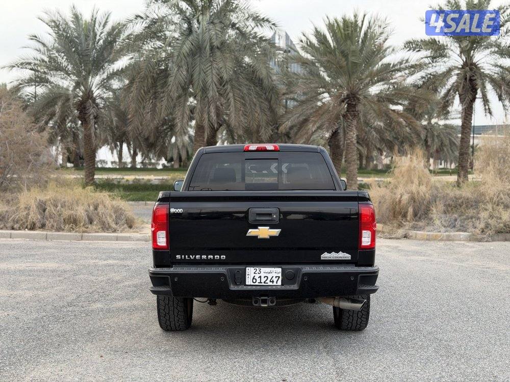 سلفرادو هاي كنتري موديل 2017 صبغ الوكاله الدرجة الاولى 6.2 دواسات كهرب10