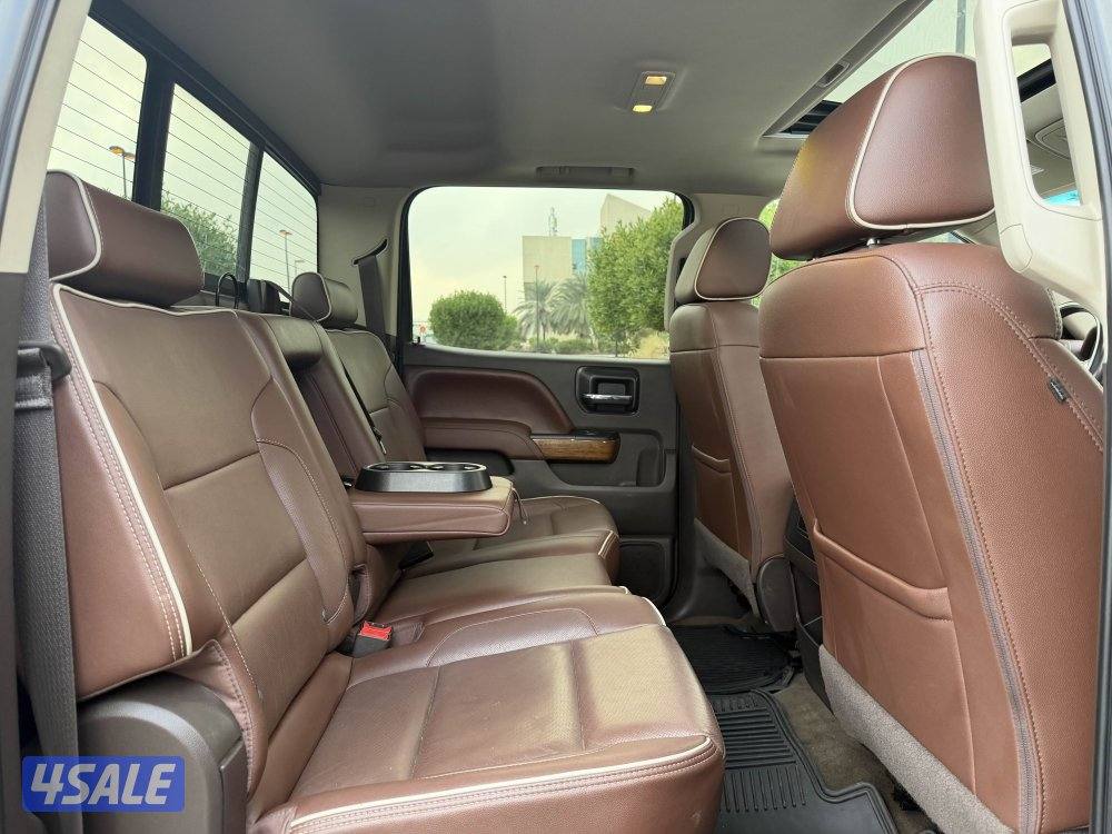 سلفرادو هاي كنتري موديل 2017 صبغ الوكاله الدرجة الاولى 6.2 دواسات كهرب11