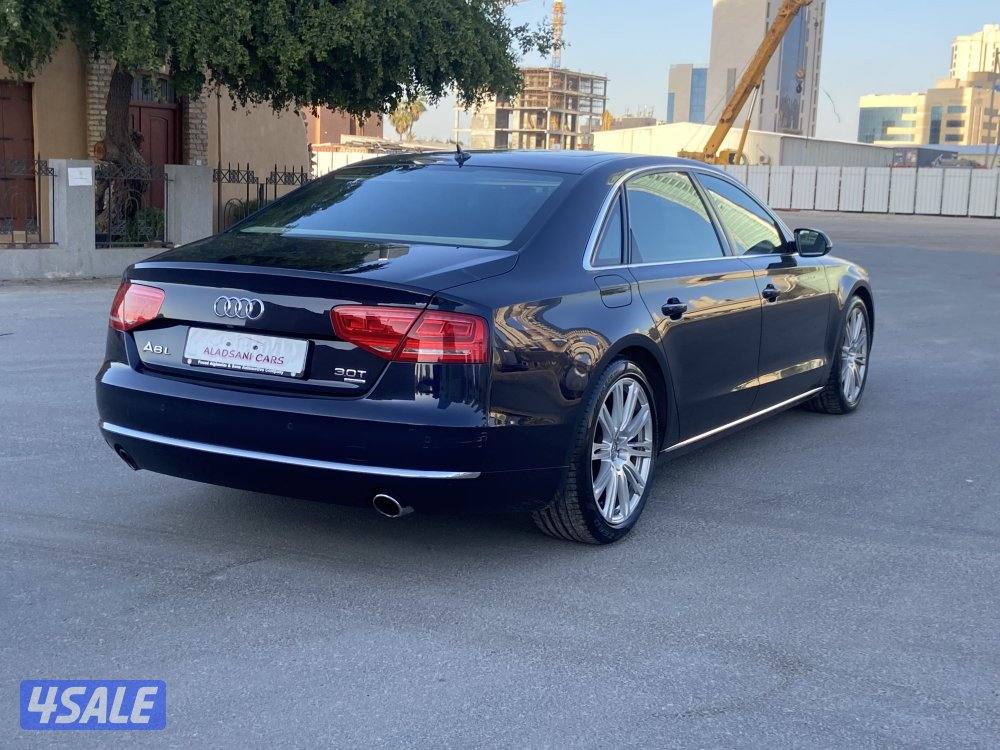 اودي A8 لارج موديل 2014 _عداد /118 الف كم _اعلي درجه ٦ سلندر1