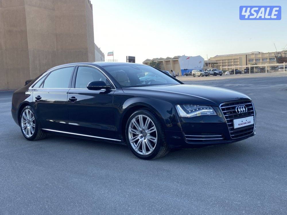 اودي A8 لارج موديل 2014 _عداد /118 الف كم _اعلي درجه ٦ سلندر2