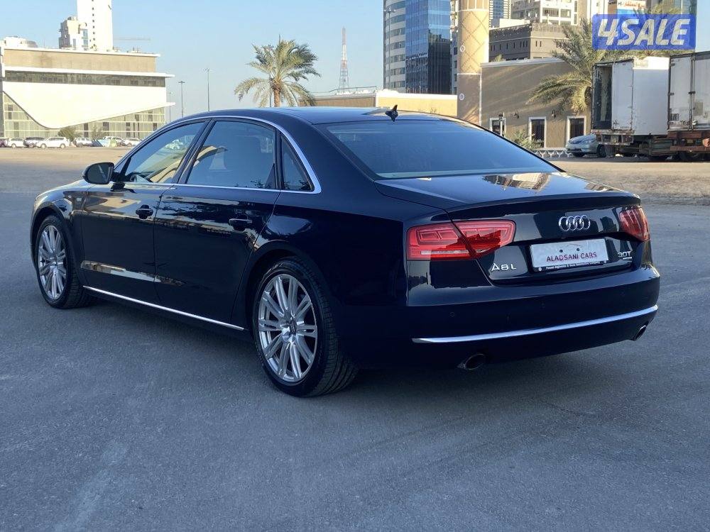 اودي A8 لارج موديل 2014 _عداد /118 الف كم _اعلي درجه ٦ سلندر3