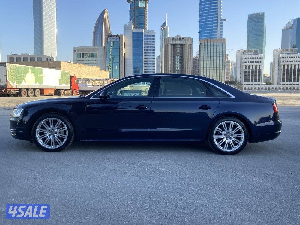 اودي A8 لارج موديل 2014 _عداد /118 الف كم _اعلي درجه ٦ سلندر8