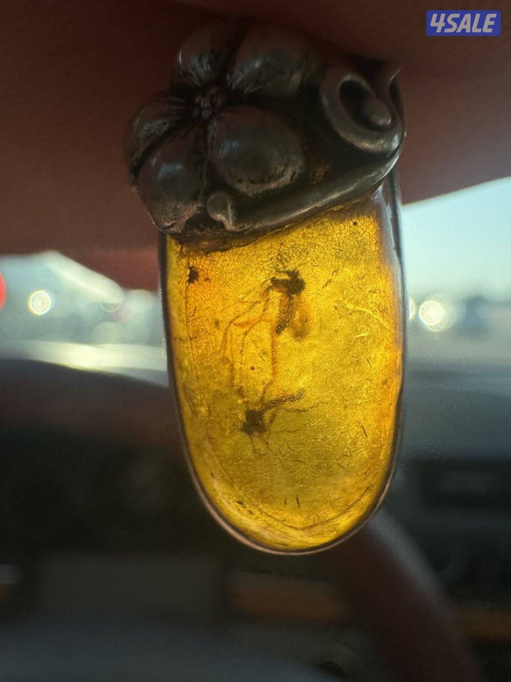 للبيع قلادة كهرب حشري + مسباح كهرب معطش1