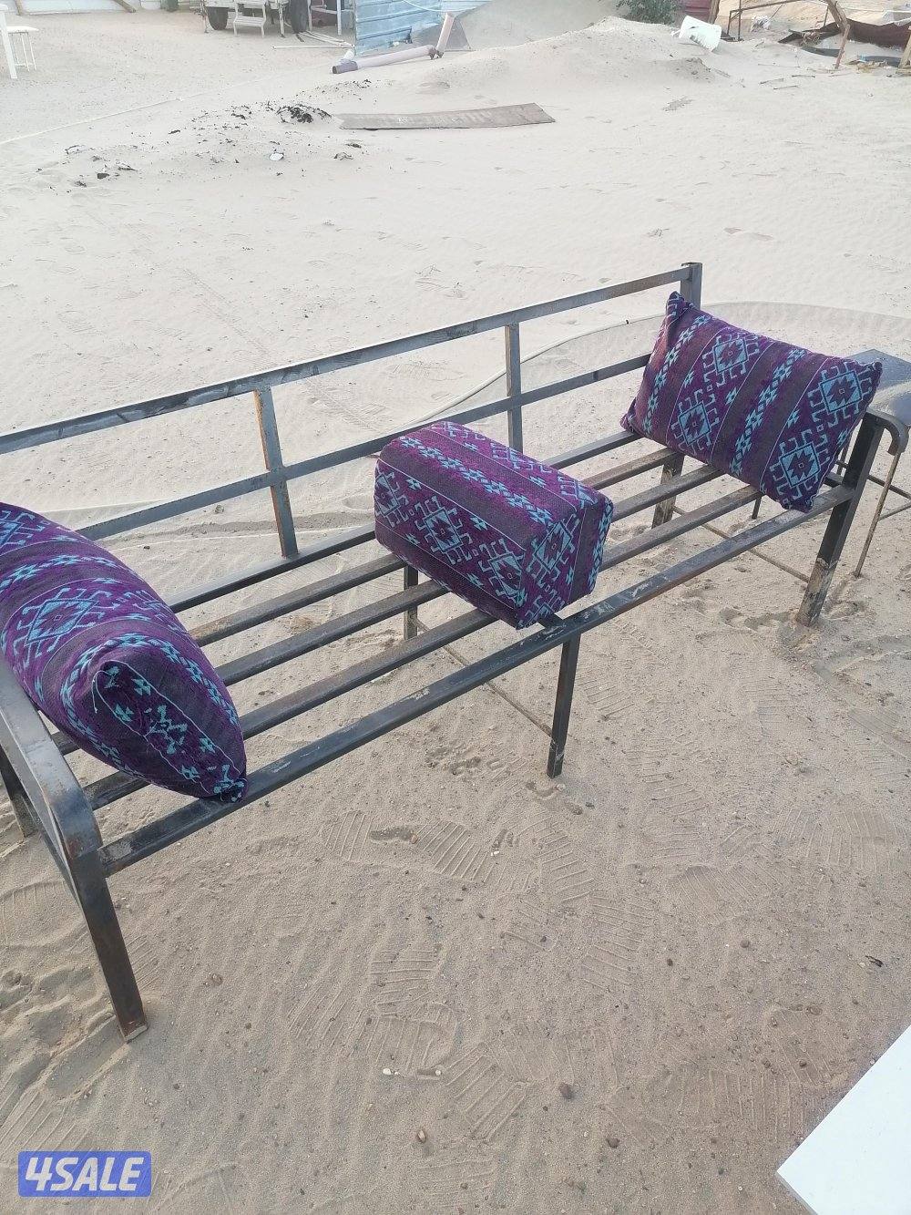 كراسي حديد مع الفرش4